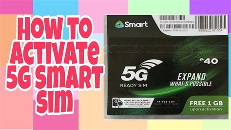 how to activate smart 5g sim card|activate my smart sim.